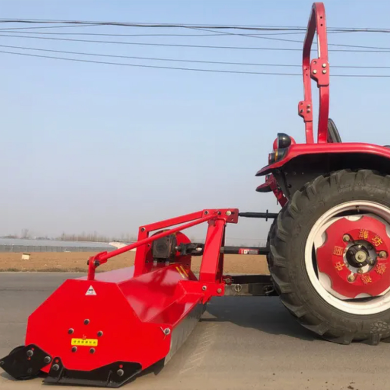 Flail Mower for Sustainable Farming Promotes Soil Health by Returning Finely Shredded Organic Matter.