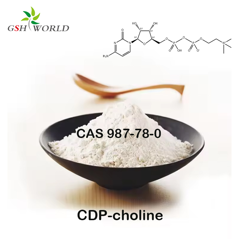 Citicoline Cdp-Choline Powder CAS No. 987-78-0 Functional Nutrition Ingredient