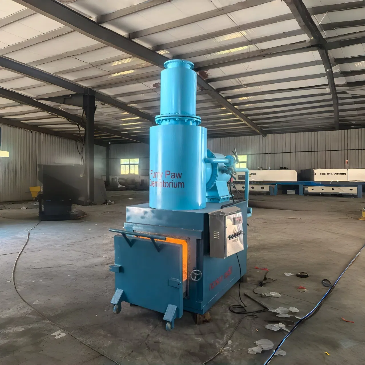 30/50/100/200/300/500kg Smokeless-Odorless/High-Temperature Medical/Needle Waste Liquid Incineration Machine Hospital Clinical Waste Disposal Incinerator