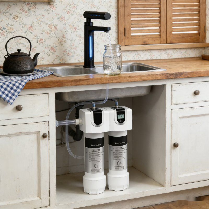 Advanced UV Water Purification System for Household Metal Casing