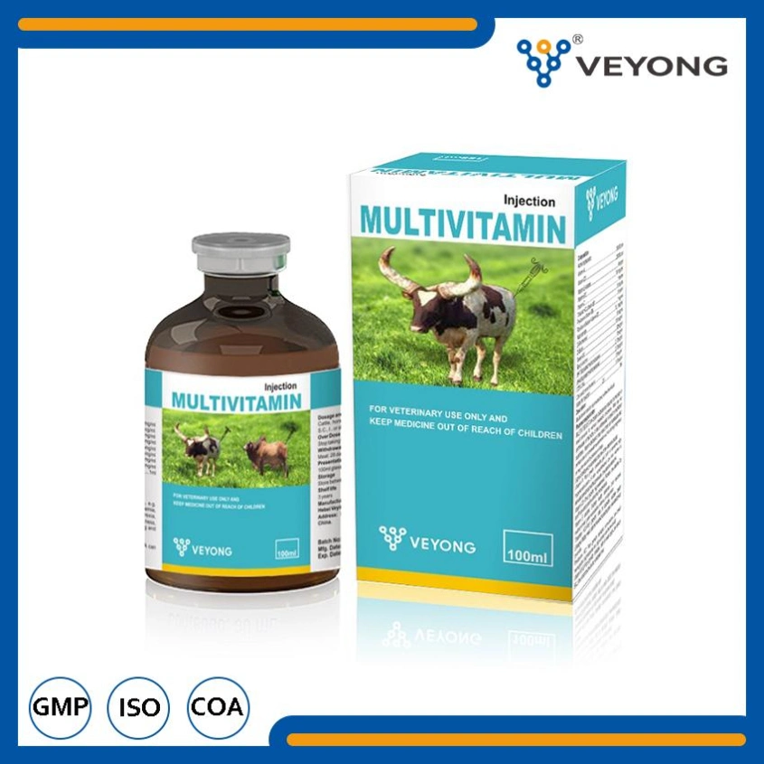 100ml Multivitamin Injection for Cattle to Promote Animal Performance with Low Price