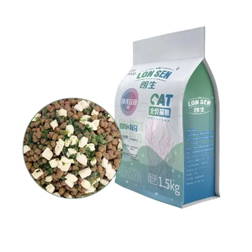 OEM Science Formula Pet Cat Food 10kg Protein Rich Multiple Beef Flavor Fish Shape Natural Fresh Chicken Meat Egg Yolk Cat Food
