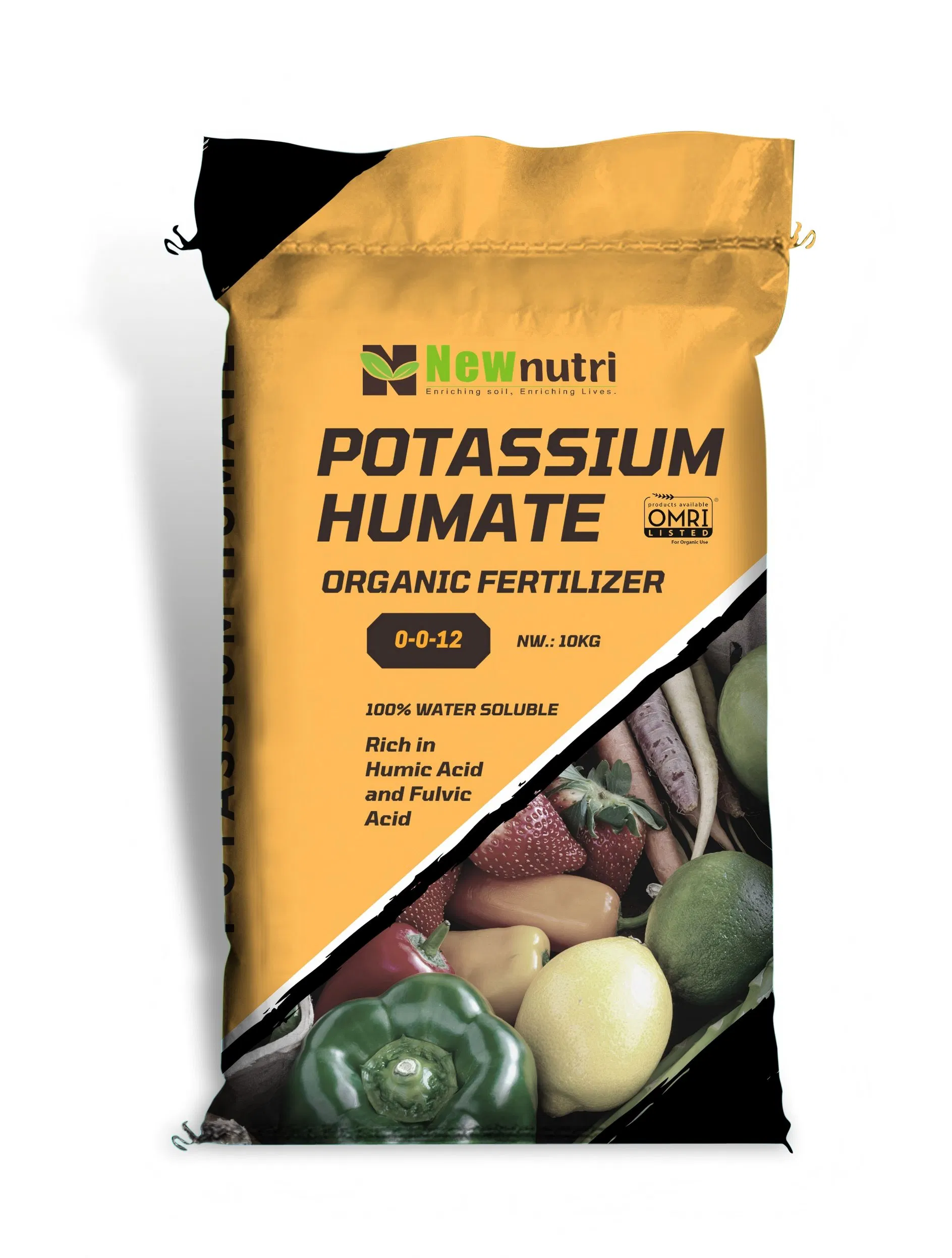 Natural Eco-Safe Bioactive Potassium Humate Soil Health Enhancer