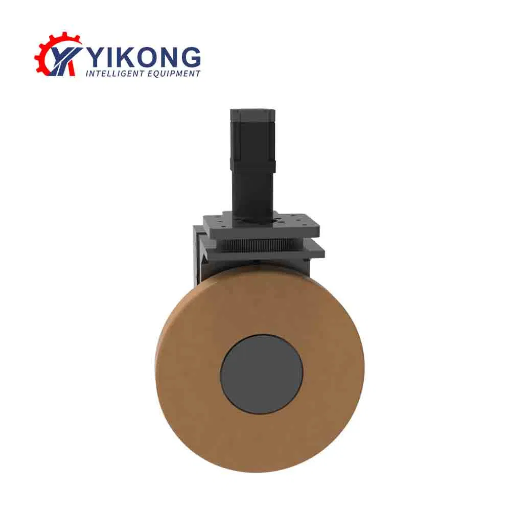 Yikong Hot Sale Sustainable 300mm Agriculture Wheel Caster Solid Wheel Rubber with 1000W for Agv Material Handling Equipment Parts