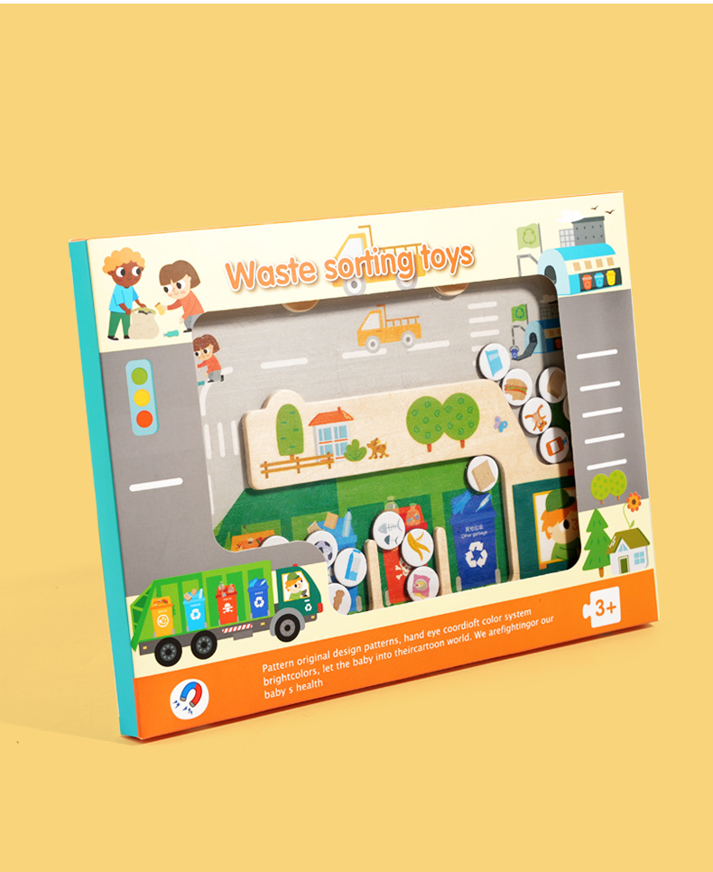 Discovery-Rich Wooden Toy Set Fruits Vehicles Animals &amp; Cognitive Growth for Kids