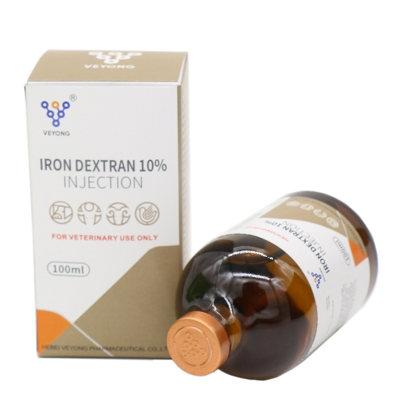 Pharmaceutical Products 10% Iron Dextran Injection Blood Iron Supplement for Veterinary