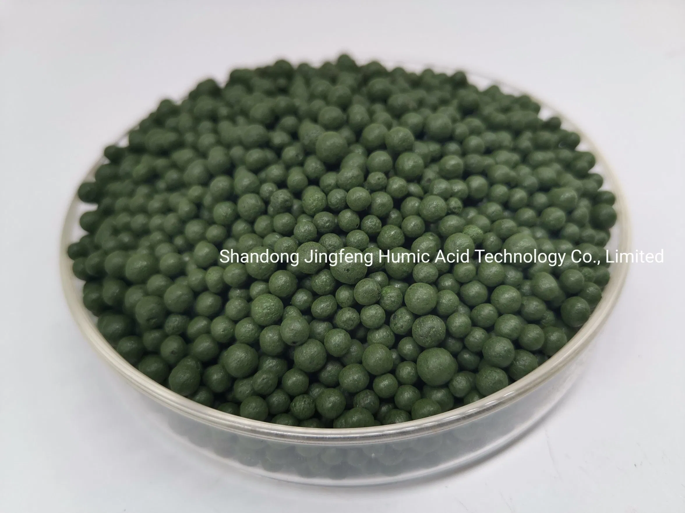 High Purity Organic Humic Acid Amino Shiny Granule Coated or Uncoate Black and Color Granular