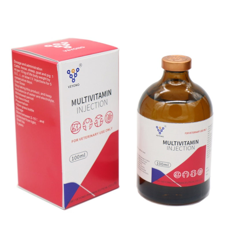 100ml Multivitamin Injection for Cattle to Promote Animal Performance with Low Price
