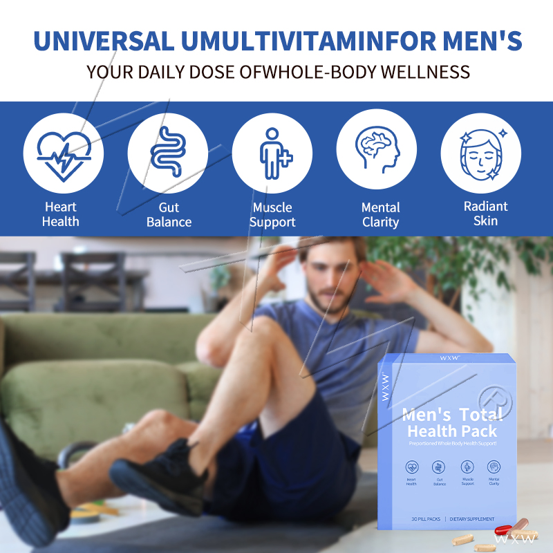 Men's Complete Nutrient and Probiotic Blend for Optimal Gut Health Capsule