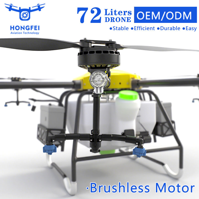 Agricultural Drone Heavy Lift 75 Kilos 72 Lt GPS Uav Drones Crop Sprayer Pest Control Drone Plant Protection Planting &amp; Fertilizing Machine Price