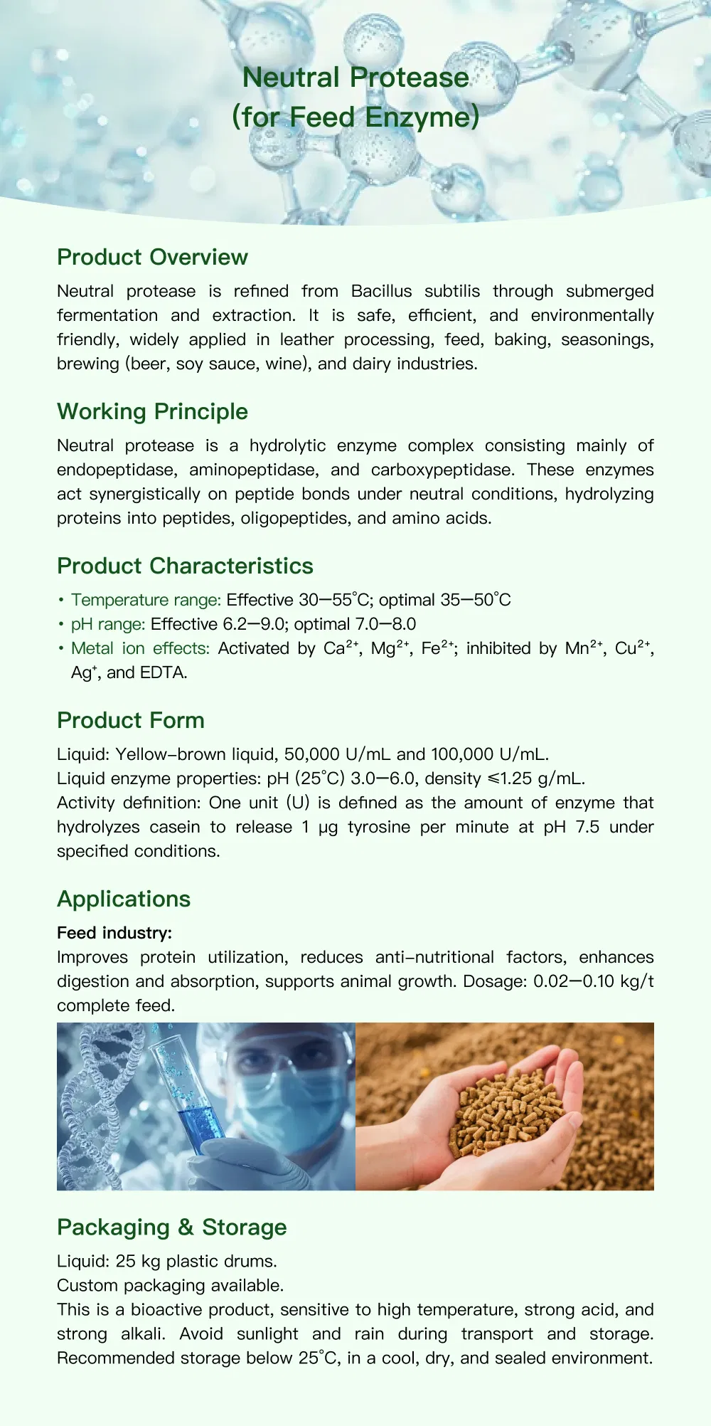 Feed Grade Enzyme Performance