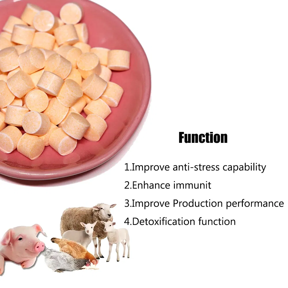 Factory Direct Supplied Bulk Vitamin C Tablet Feed Supplement Enhance Animal Growth &amp; Stress Resistance