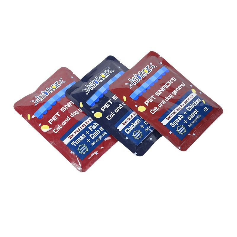 High Protein Cat Treats Snacks Wet Food for Cat Pet Meat Sauce Bag Cat Treats Snacks Wet Food