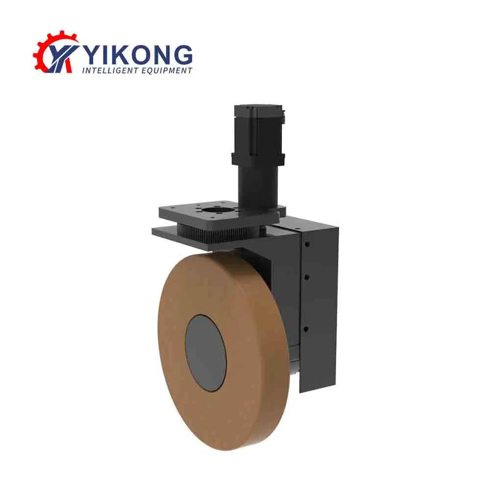Yikong Hot Sale Sustainable 300mm Agriculture Wheel Caster Solid Wheel Rubber with 1000W for Agv Material Handling Equipment Parts