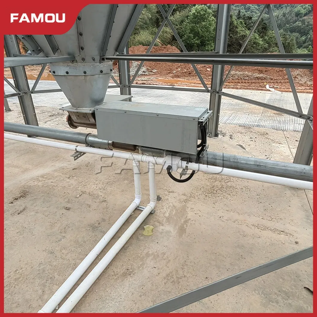 Famou Livestock Equipment 350 Kg Weight Auger Poultry Automatic Feeding System for Hopper System