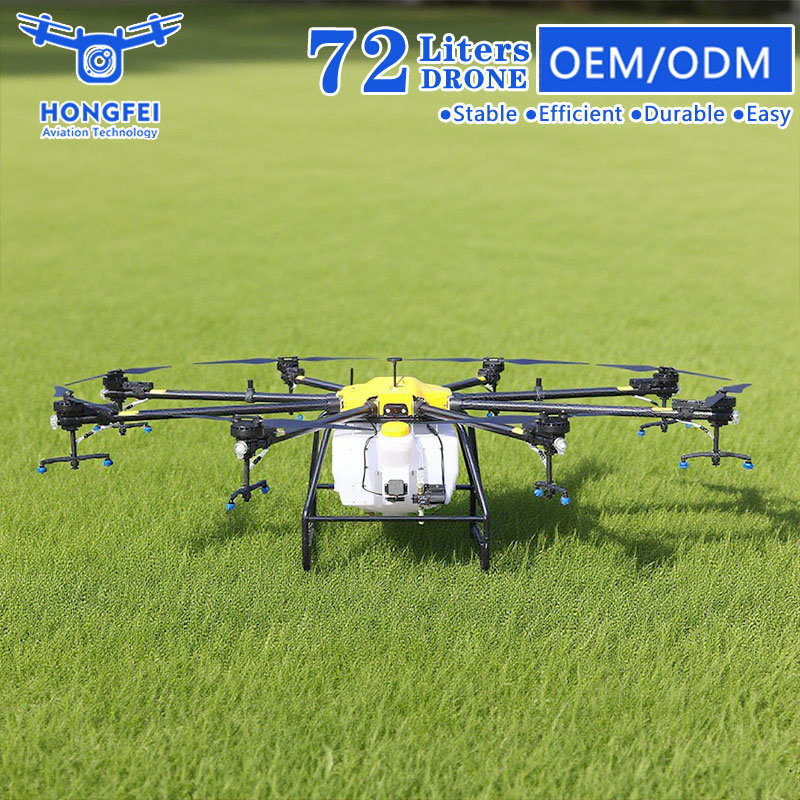 Agricultural Drone Heavy Lift 75 Kilos 72 Lt GPS Uav Drones Crop Sprayer Pest Control Drone Plant Protection Planting &amp; Fertilizing Machine Price