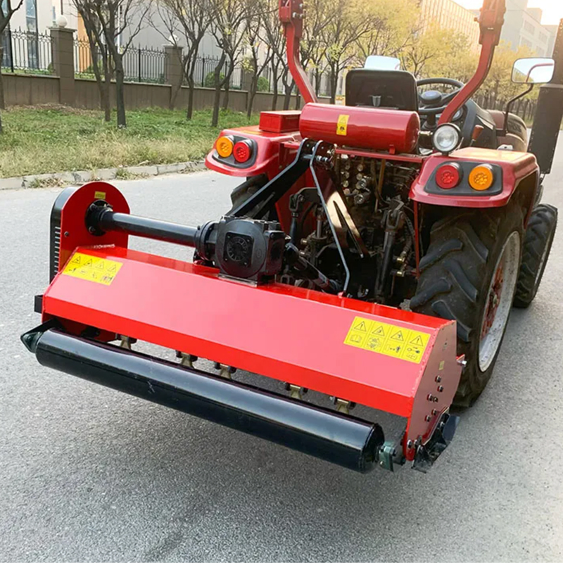 Flail Mower for Sustainable Farming Promotes Soil Health by Returning Finely Shredded Organic Matter.