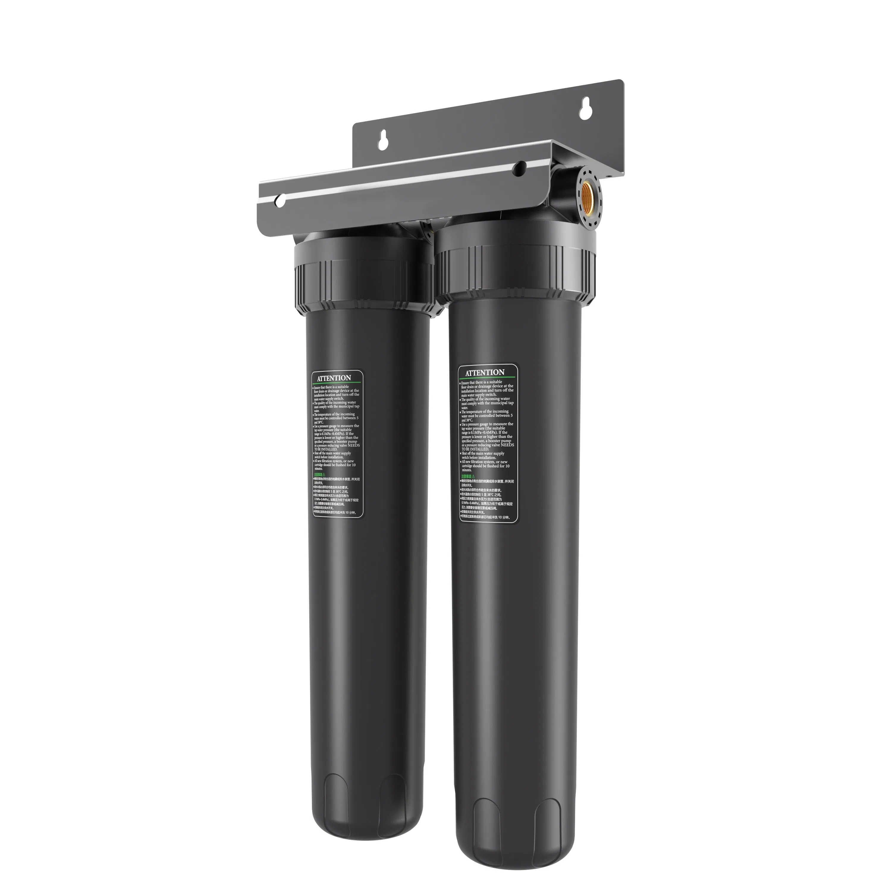 Bulk 100tons Capacity 20" Big Black Water Prefilter System