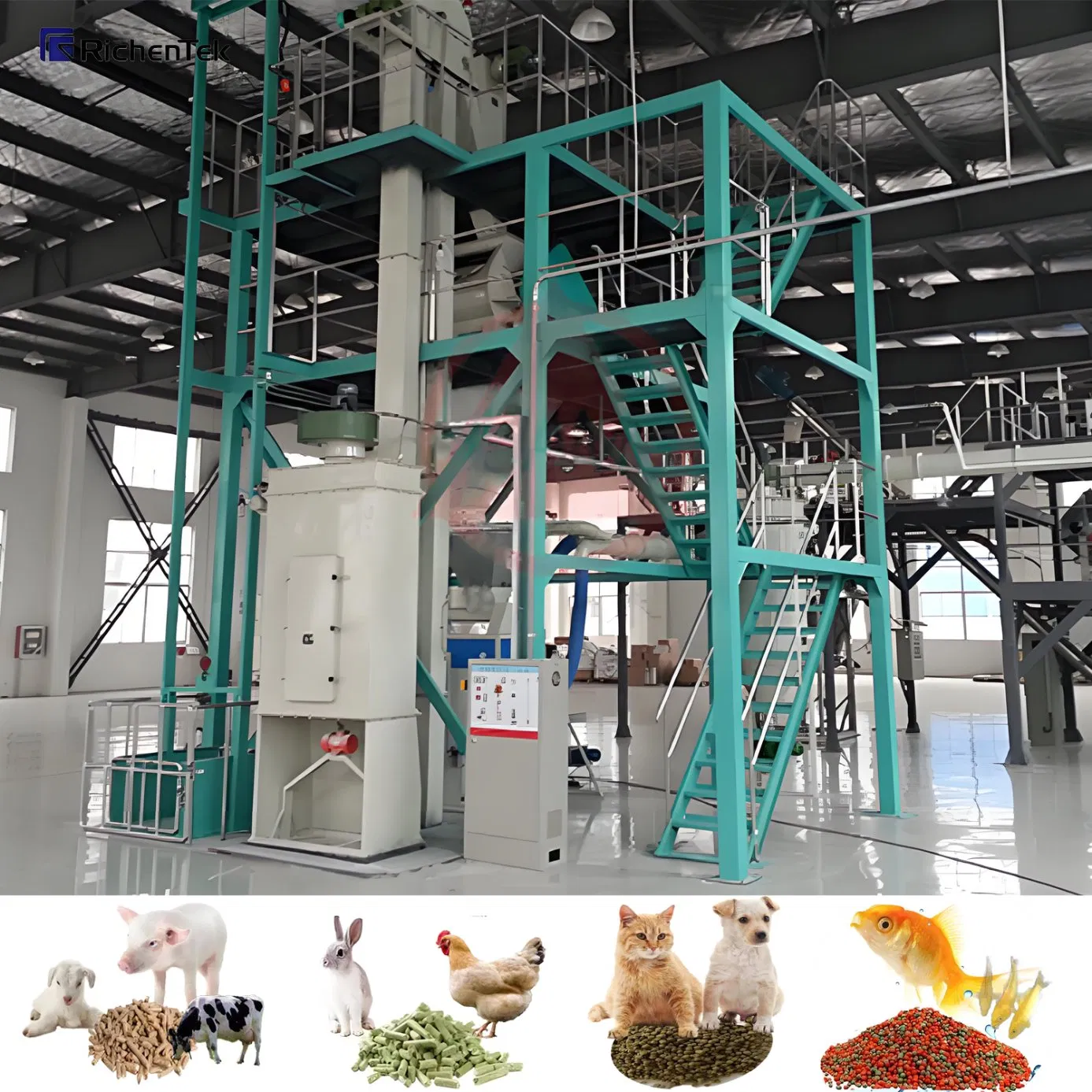 China Made Feed Mixing and Pellet Production System - Ensures Uniform Nutrition for Better Animal Growth