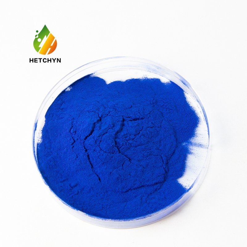 Organic 100% Pure Phycocyanin E18 - Blue Spirulina - Based Powder and Tablets for Wellness