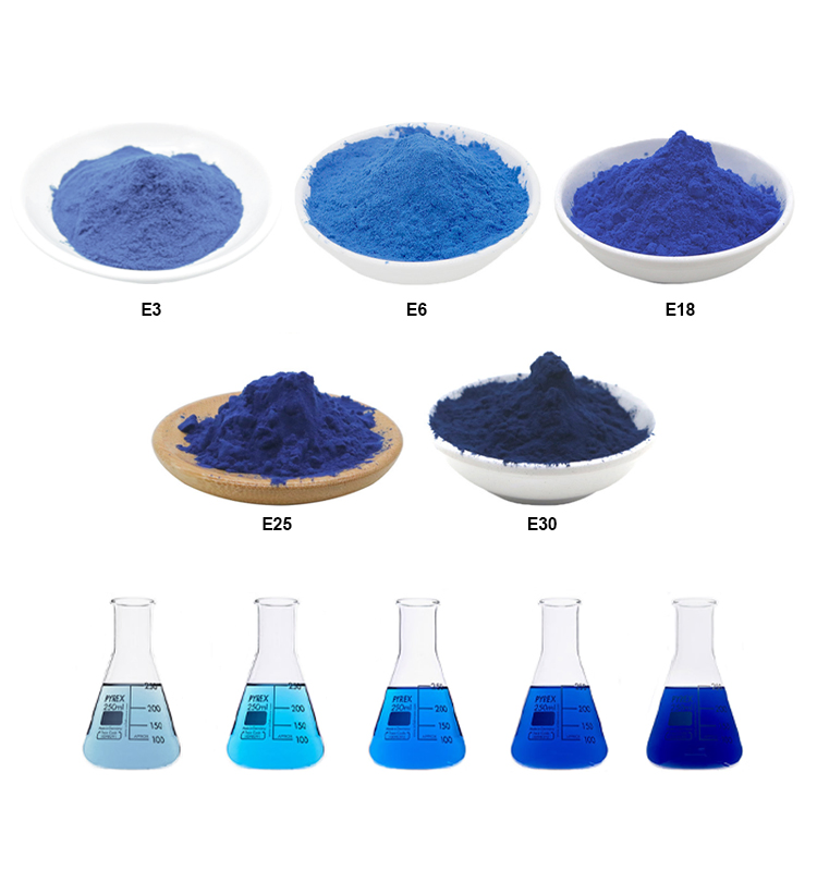 Organic 100% Pure Phycocyanin E18 - Blue Spirulina - Based Powder and Tablets for Wellness