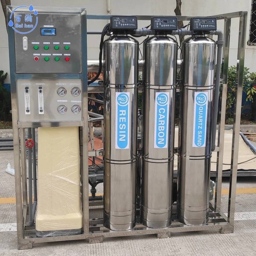 500 Lph Automatic Water Softener Filtration System for Boiler Feed Water