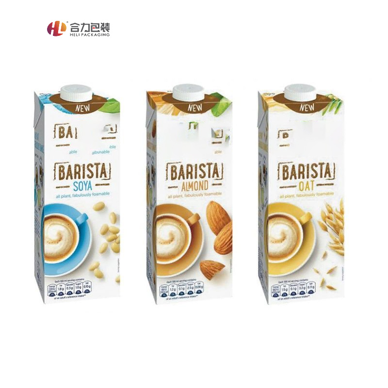 Durable Juice/Milk/Beverage/Cream/Water Food Aseptic Packaging Paper Box