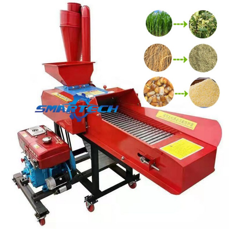 Heavy-Duty Forage Grass Grinding for Quality Livestock Nutrition