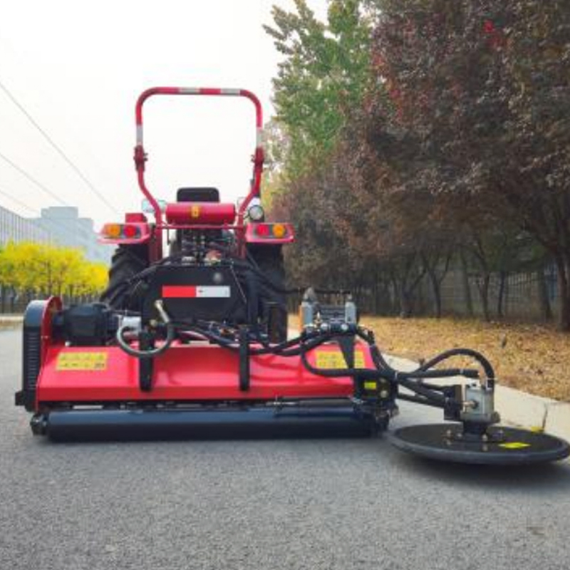 Flail Mower for Sustainable Farming Promotes Soil Health by Returning Finely Shredded Organic Matter.