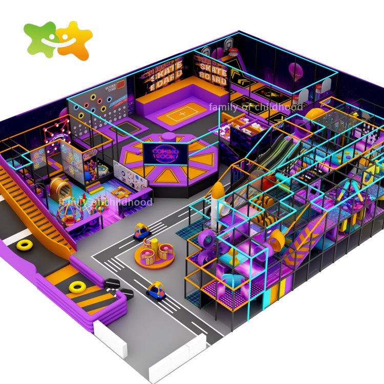 Commercial Family Sport Center Customized Adventure Park Equipment Kids Indoor Playground