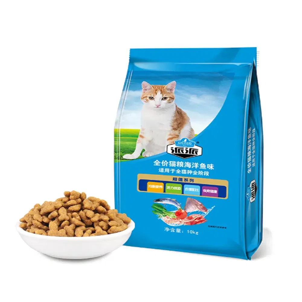 OEM Science Formula Pet Cat Food 10kg Natural Protein Rich Fish Flavors Star Shapes All Age Cat Dry Staple Food