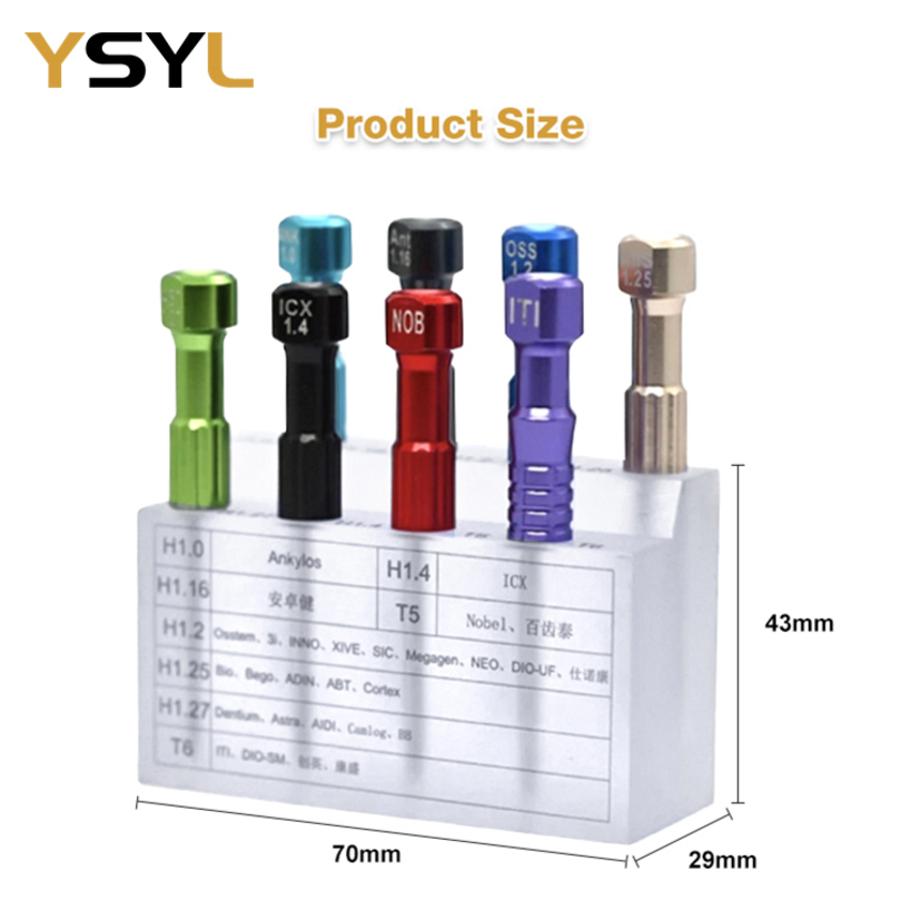 Professional Medical Grade Dental Implant System Screwdriver for Clinical Surgery Use