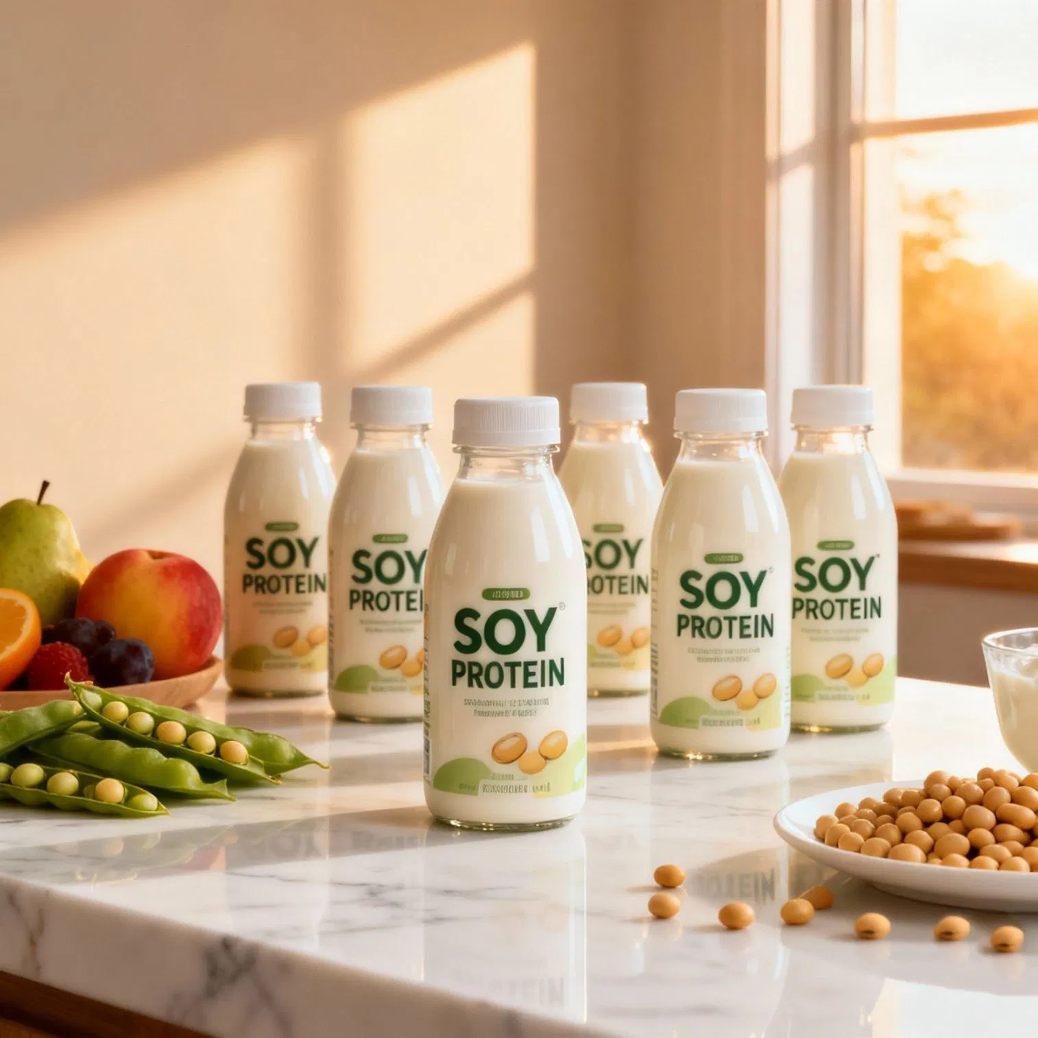 Non-GMO Soy Protein Isolate for Sports Nutrition Powders Nutrition Supplement Food Supplement, Complete Amino Acid Profile, Fast Dissolving