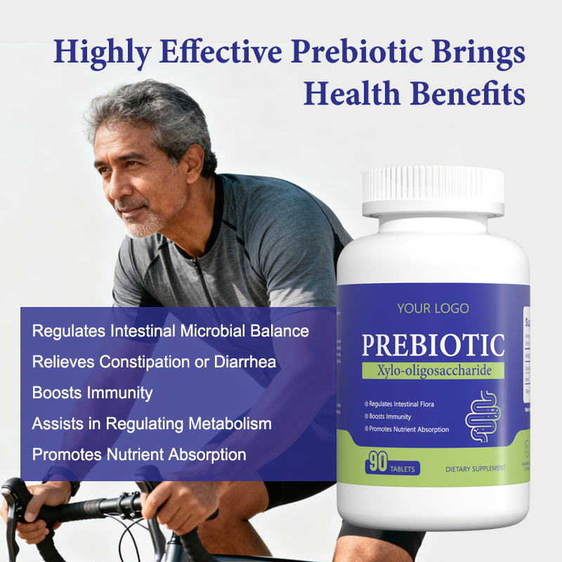 Xylo-Oligosaccharide Tablet Xos Prebiotic Tablet for Gut Health Support Food Supplement