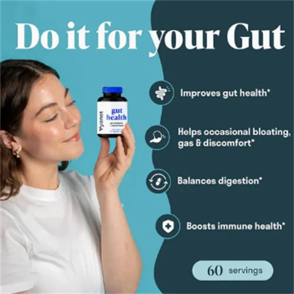 OEM/ODM Gut Health Support Probiotics and Prebiotics Capsules for Digestion
