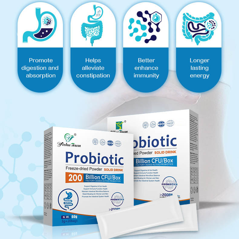 Winstown Probiotic Freeze Dried Powder Solid Drink Herbal Supplement for Gut Health