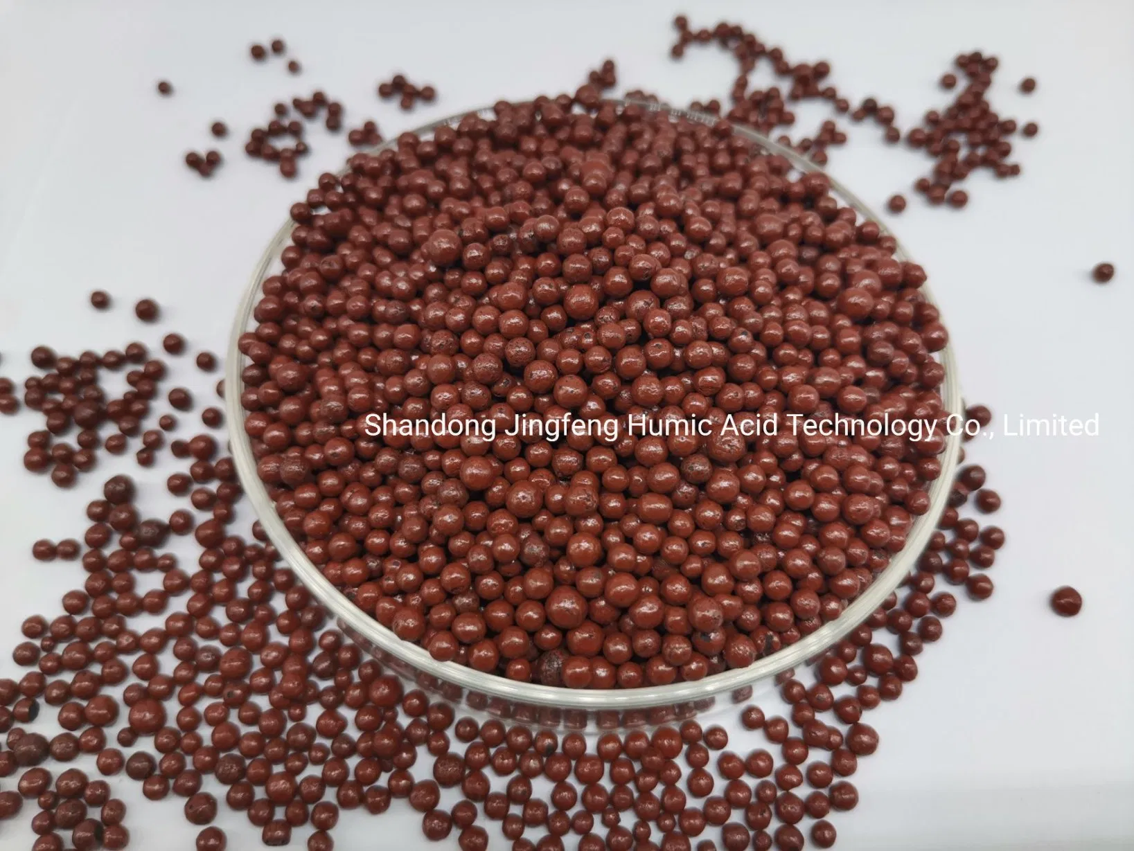 Controlled Release Agricultural Organic Fertilizer Granules Humic Acid Type Amino Lysine Acid Shiny Ball