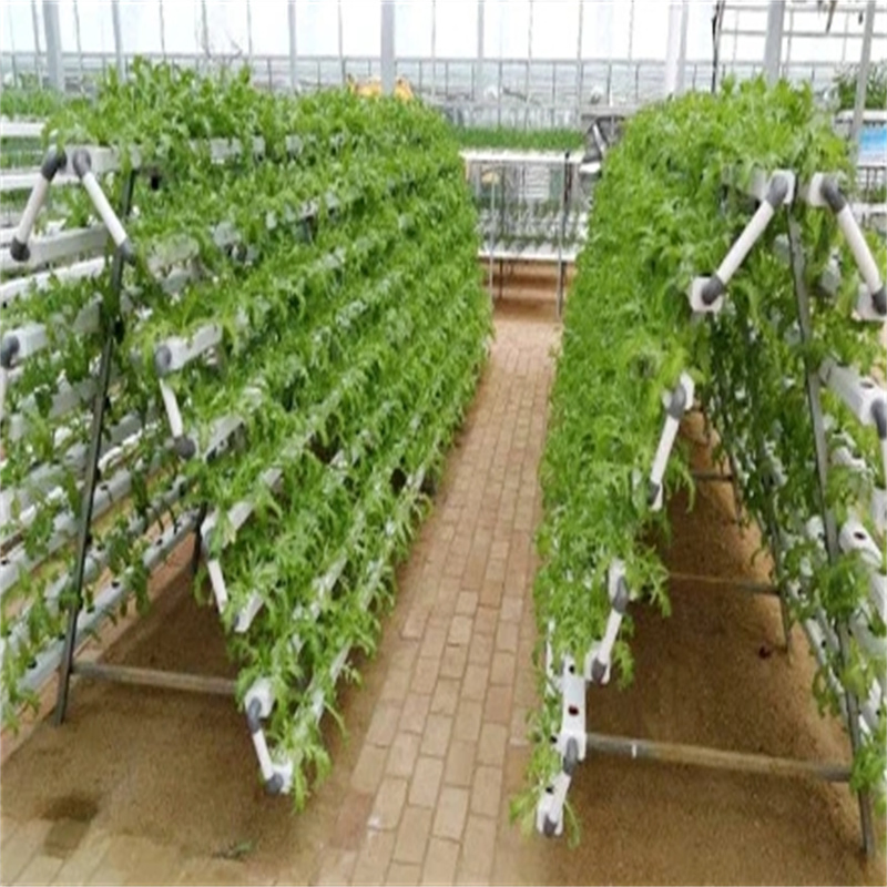 PVC Nft Gutter Hydroponics Gully System Automatic Growing Strawberry Pipeline Flat Channel Hydroponics System