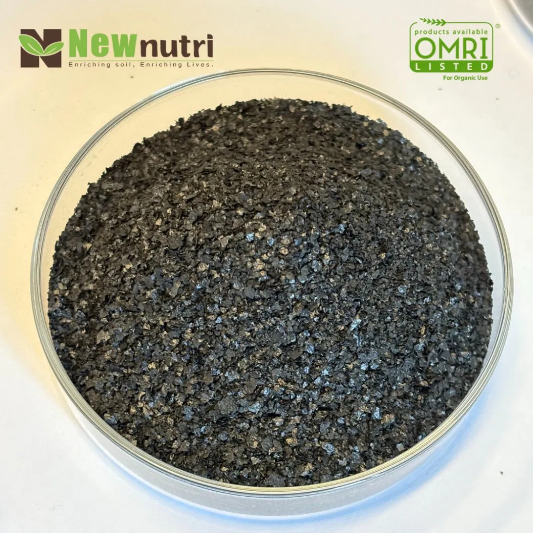 Organic Sodium Humate Flakes for Sustainable Aquaculture Feeding Nutritional Support