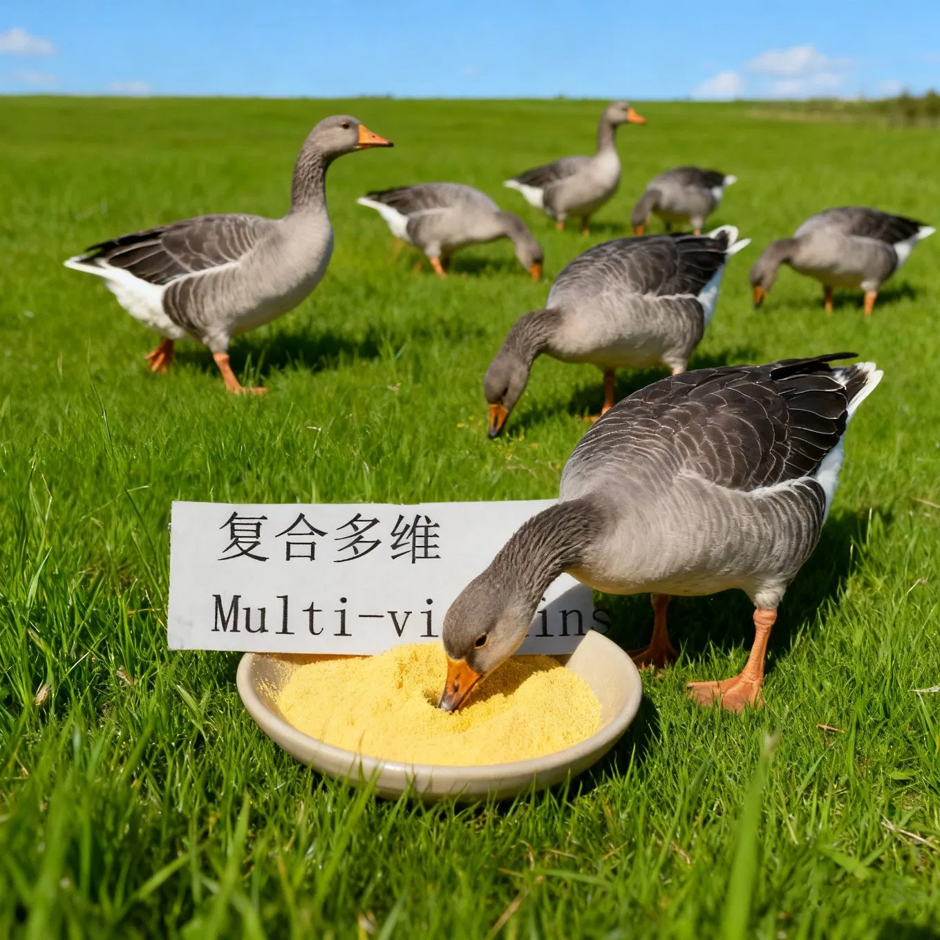 Feed Grade Compound Multivitamin Premix for Aquaculture Poultry Pig Cattle Animal Nutrition