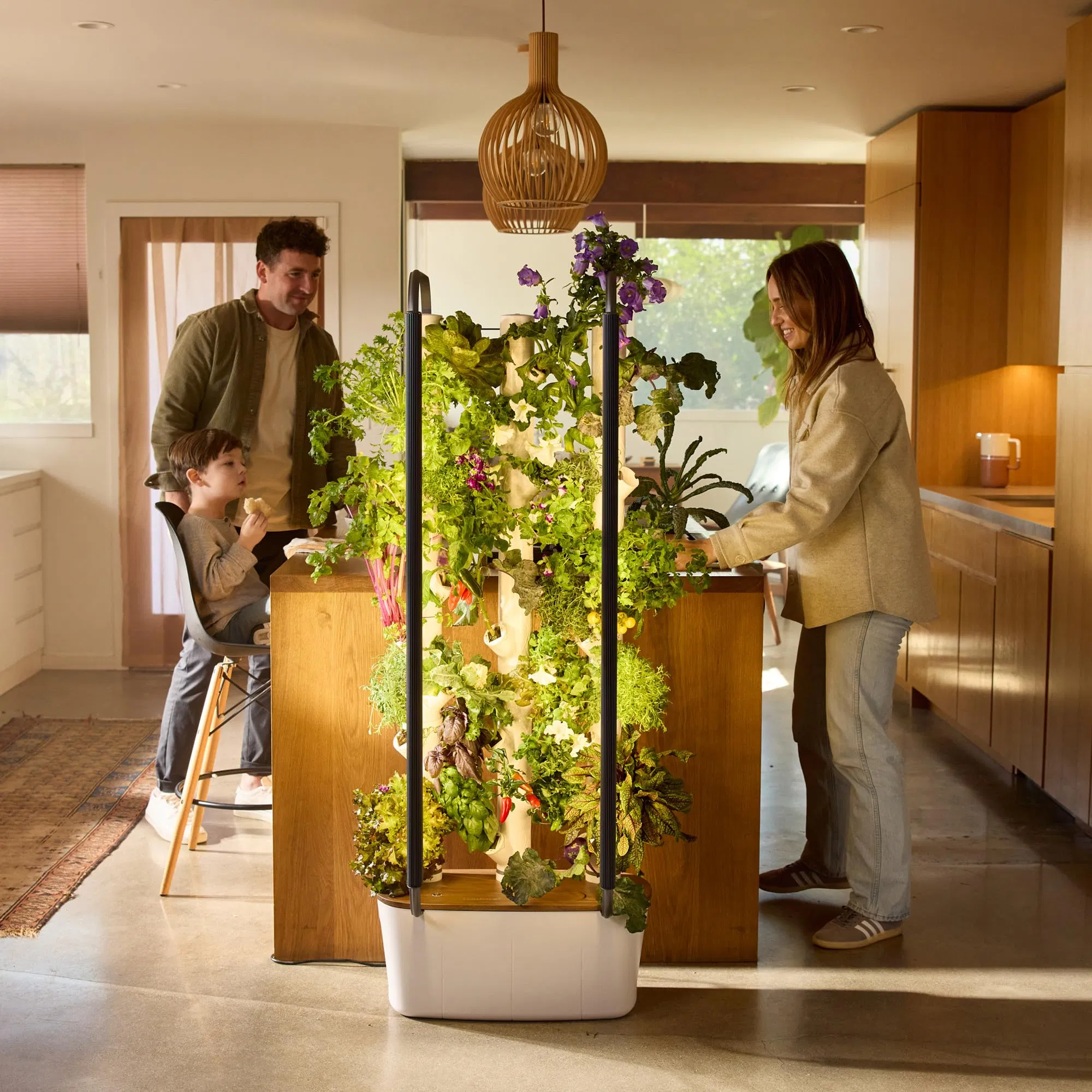 Gardyn Hydroponics Growing System 3.0 Vertical Garden Planter Indoor Smart Garden Includes 30 Nongmo Indoor Plants Herbs Vegetables LED Grow Lights for Home