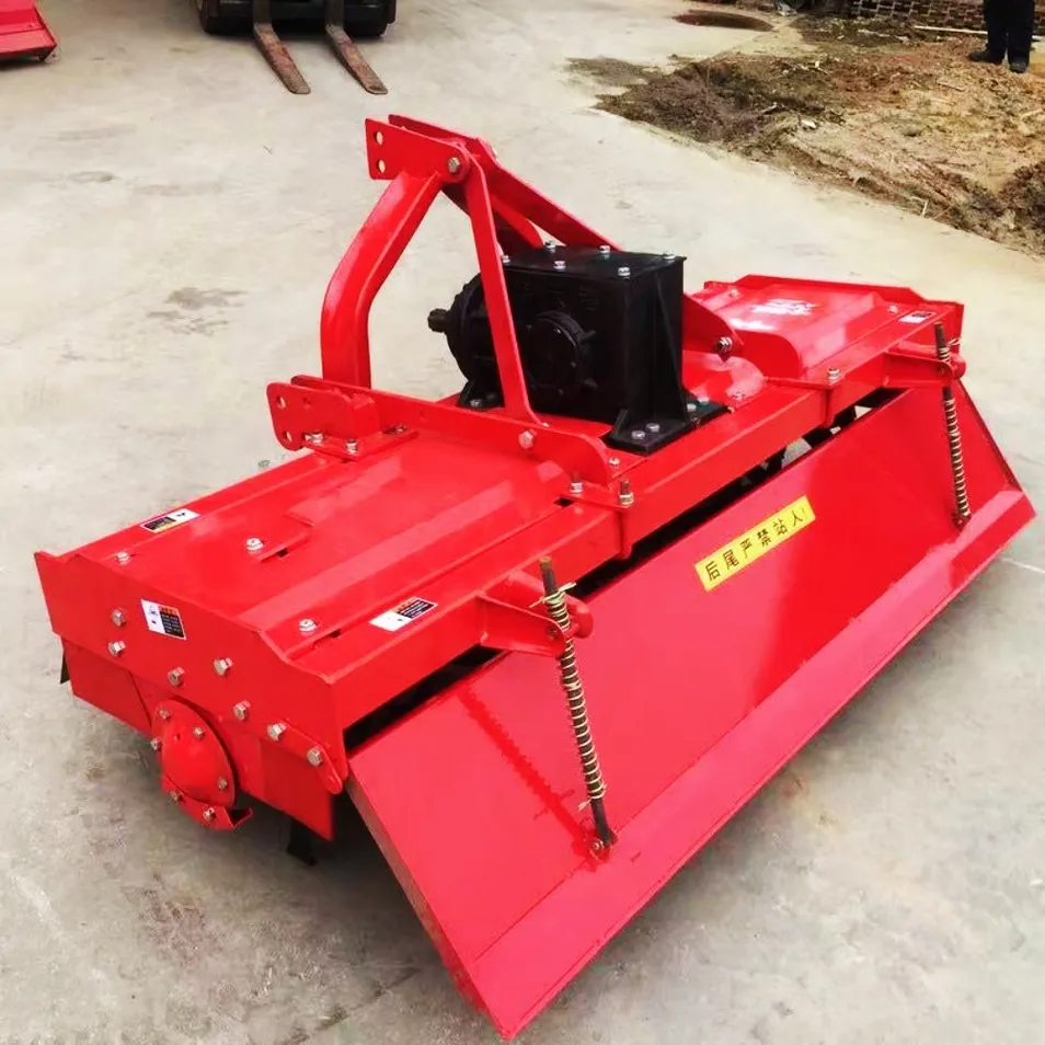 Rotary Tiller Field Operation