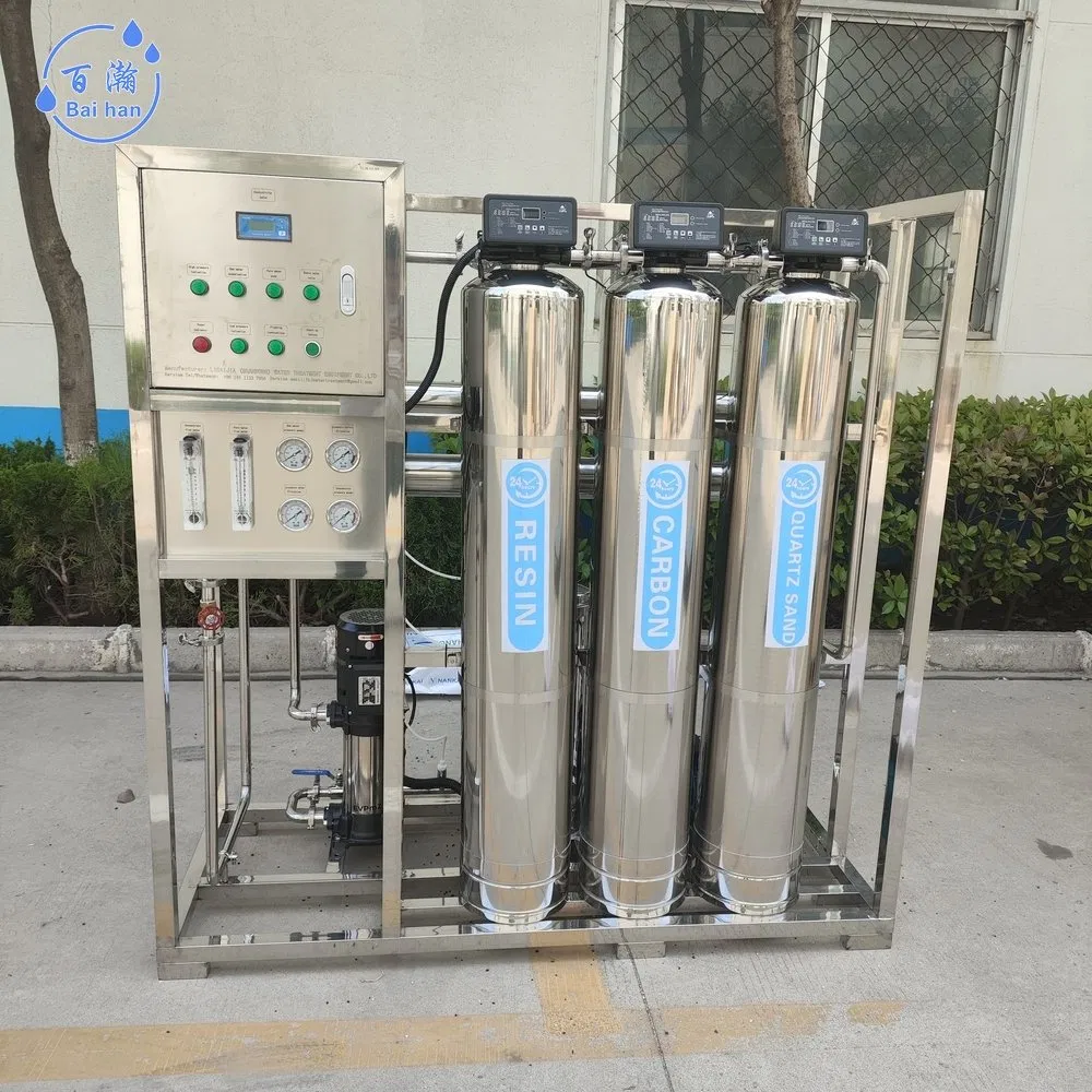 500 Lph Automatic Water Softener Filtration System for Boiler Feed Water