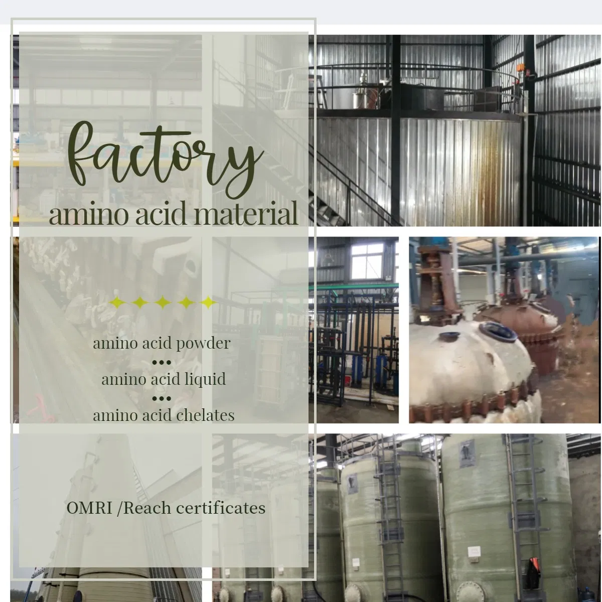 Organic Plant and Animal Source Amino Acid Fertilizer Solution