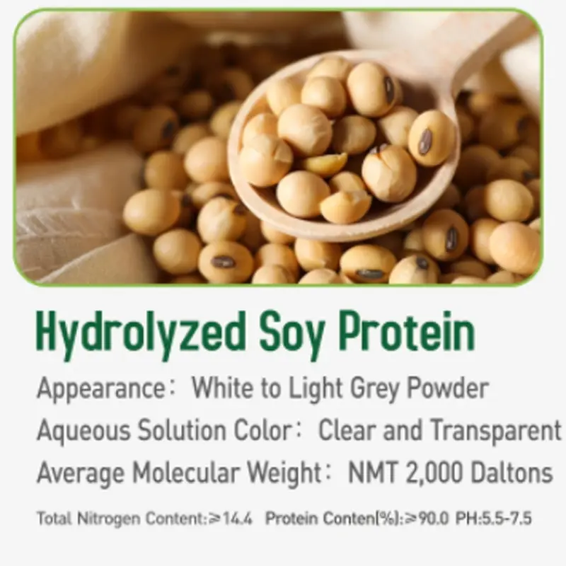 OEM Fast Delivery Cosmetic Grade Hydrolyzed Soy Protein Powder For Skincare Products Manufacturer, Factory