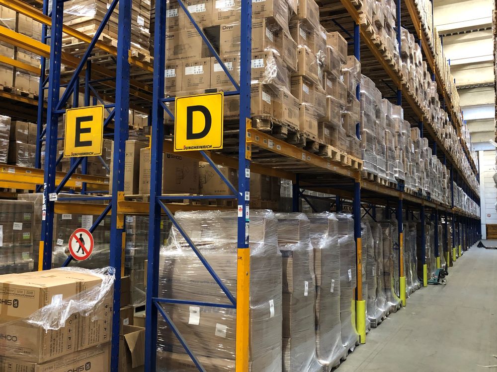 Forklift Loading Goods