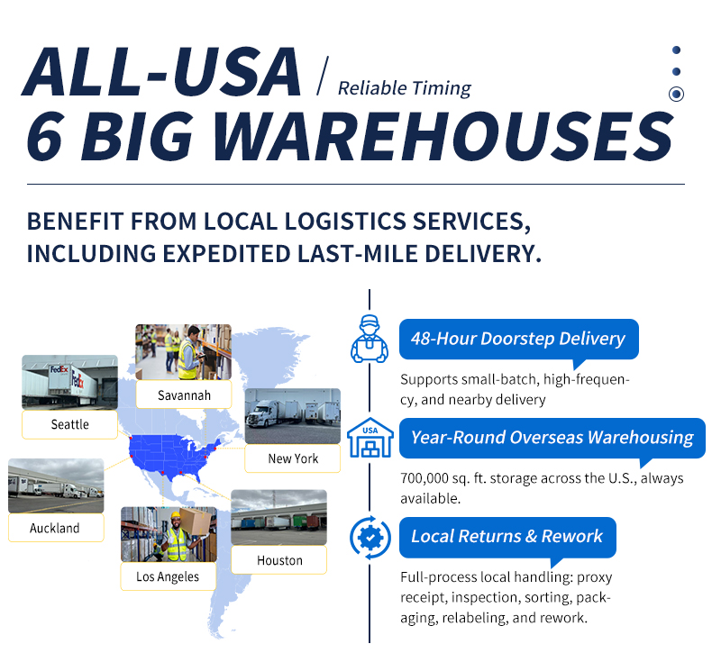 China-US Heavy Cargo DDP Sea Line, FCL Transportation, Door-to-Door to All Over USA with Tax Included
