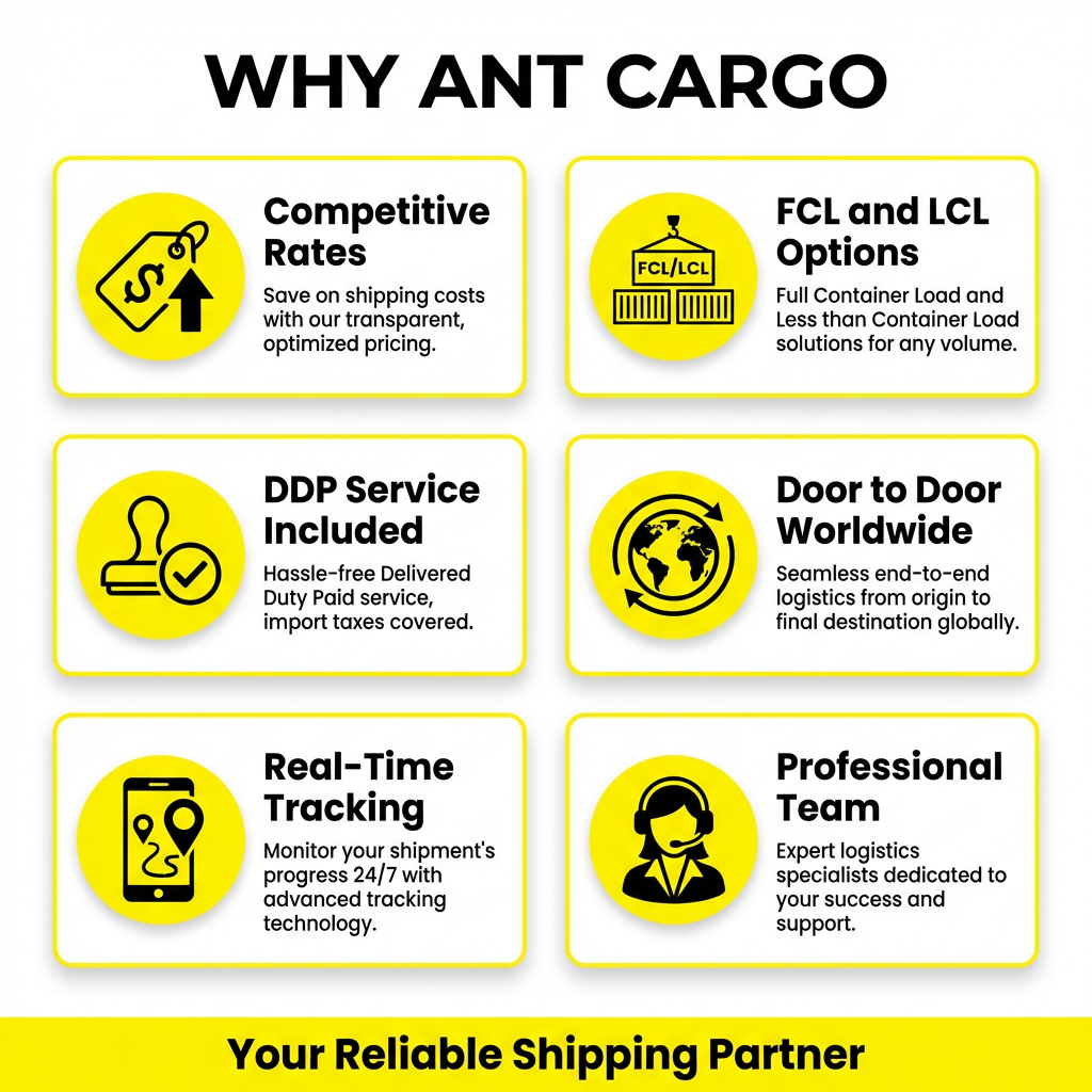 Freight Forwarder China to UK Sea Shipping LCL Ocean Freight Services with 20-45 Days Transit Insurance