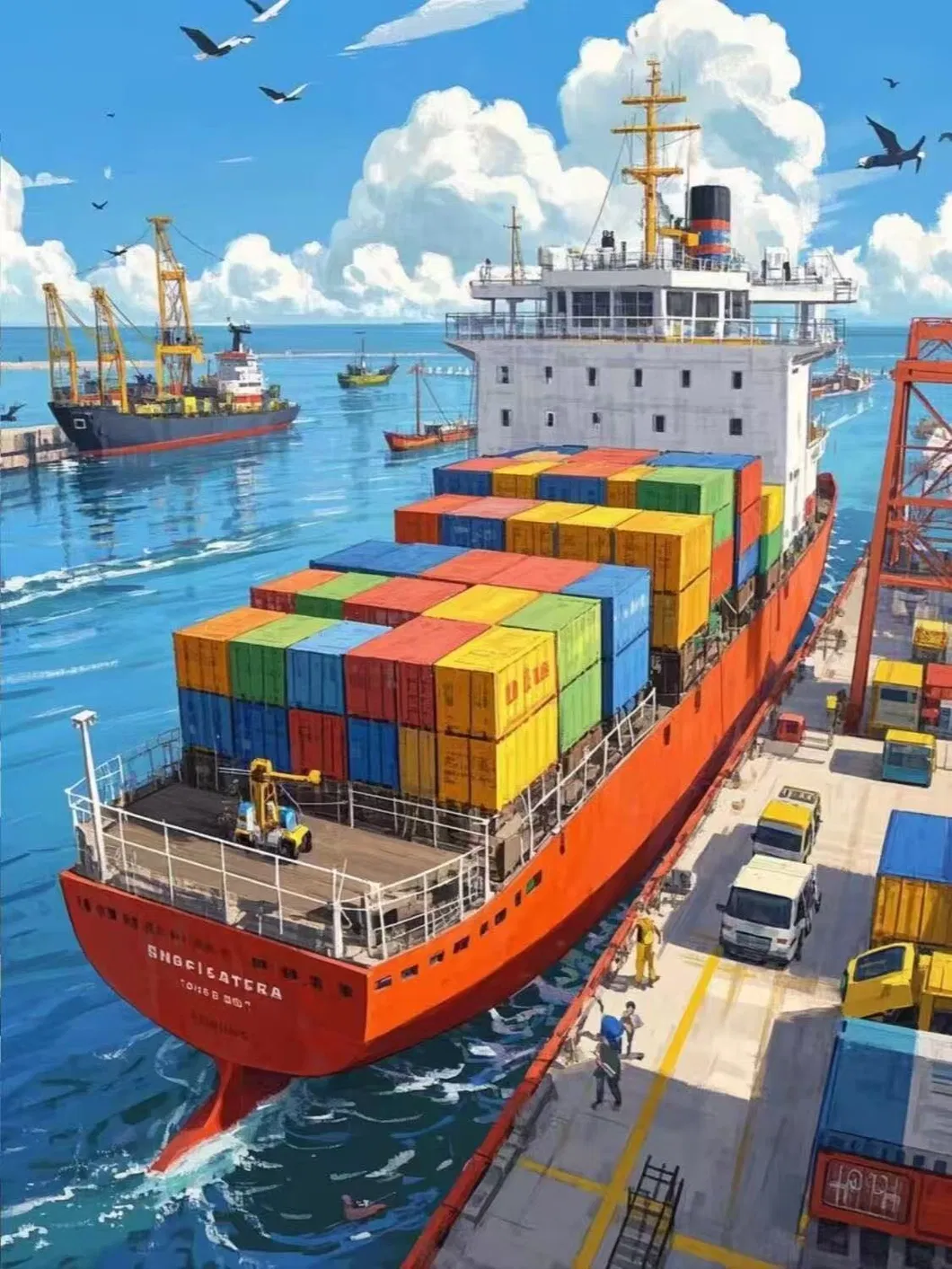20/40 Feet Ocean Shipping / Ocean Freight Cargo. From China to Mauritius. by Full Container or Less-Than-Container-Load Transportation (handled at Port Louis)