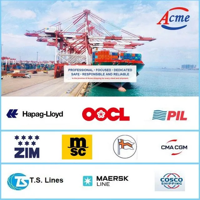 Ocean Freight Shipping Details
